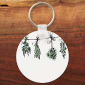 Garden Herbs Sleutelhanger (Voorkant)