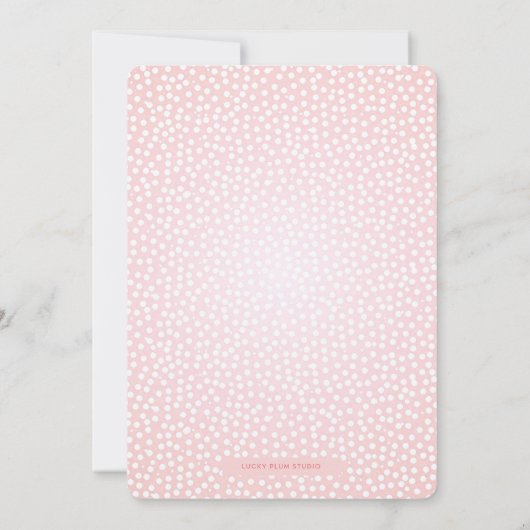 Garden High Tea Wilde Bloemen Uitnodiging (Achterkant)