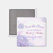 Garden Hydrangea Blooms Wedding Save the Date Magneet (Voorkant / Achterkant)