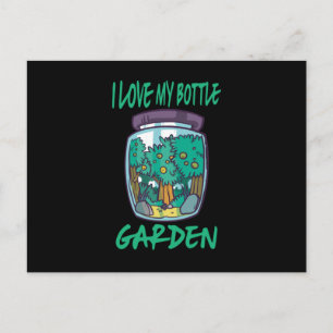 Garden - Ik hou van mijn botteltuin Briefkaart