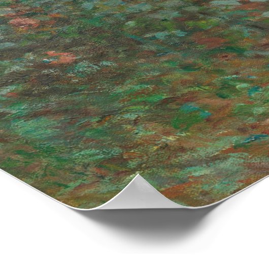 Garden in Argentinië - Claude Monet Fine Art Poster (Hoek)