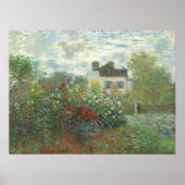 Garden in Argentinië - Claude Monet Fine Art Poster (Voorkant)