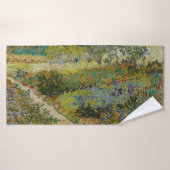 Garden in Arles door Vincent Van Gogh Badhanddoek (Badhanddoek)