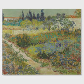 Garden in Arles door Vincent Van Gogh Cadeaupapier (Vlak)
