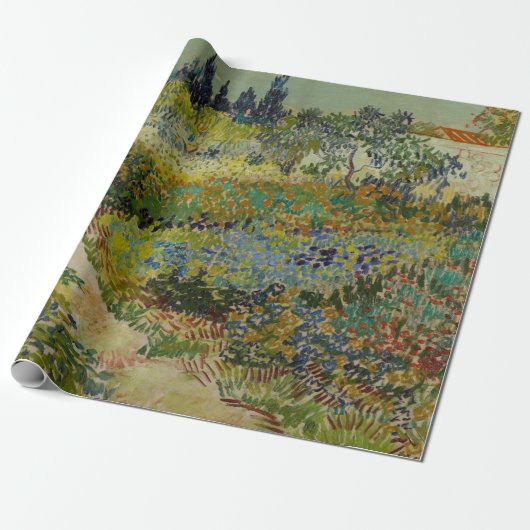 Garden in Arles door Vincent Van Gogh Cadeaupapier (Uitgerold)
