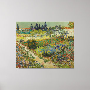 Garden in Arles door Vincent Van Gogh Canvas Afdruk