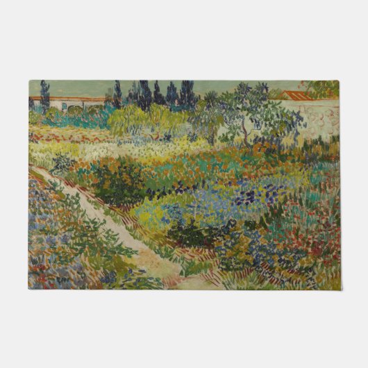 Garden in Arles door Vincent Van Gogh Deurmat (Voorkant)