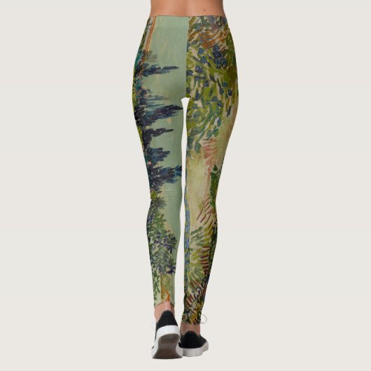 Garden in Arles door Vincent Van Gogh Leggings (Achterkant)