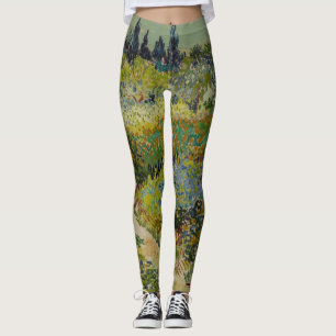 Garden in Arles door Vincent Van Gogh Leggings