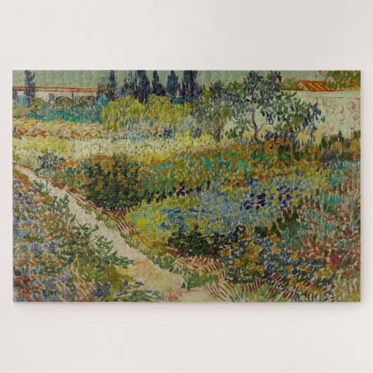 Garden in Arles door Vincent Van Gogh Legpuzzel (Horizontaal)