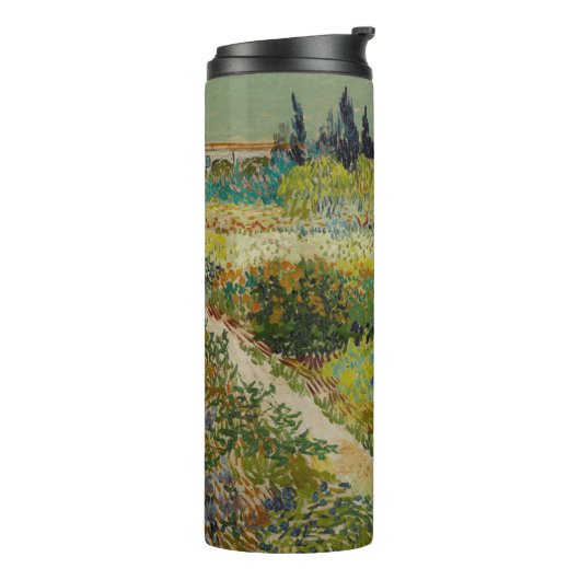 Garden in Arles door Vincent Van Gogh Thermosbeker (Gedraaid links)