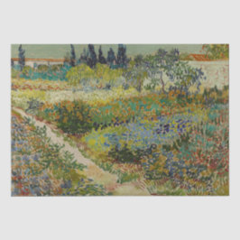 Garden in Arles door Vincent Van Gogh Tissuepapier