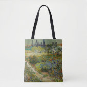 Garden in Arles door Vincent Van Gogh Tote Bag (Voorkant)