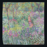 Garden in Giverny door Claude Monet Bandana<br><div class="desc">Claude Monet - Garden in Giverny. Prachtige indrukwekkende schilderij van een tuin in Giverny door Claude Monet.</div>