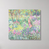 Garden in Giverny door Claude Monet Canvas Afdruk (Voorkant)