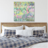Garden in Giverny door Claude Monet Canvas Afdruk (Insitu (Slaapkamer))