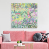 Garden in Giverny door Claude Monet Canvas Afdruk (Insitu (Woonkamer))