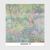 Garden in Giverny door Claude Monet Sticker (Vel)