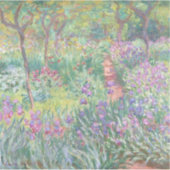Garden in Giverny door Claude Monet Sticker (Voorkant)