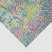 Garden in Giverny door Claude Monet Tissuepapier (Detail)