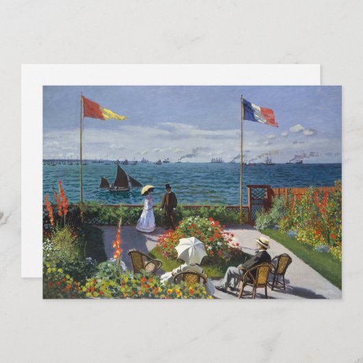 Garden in Sainte-Adresse | Claude Monet (Voorkant / Achterkant)
