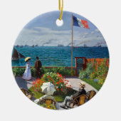 Garden in Sainte-Adresse | Claude Monet Keramisch Ornament (Voorkant)