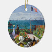 Garden in Sainte-Adresse | Claude Monet Keramisch Ornament (Links)