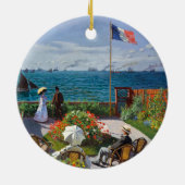 Garden in Sainte-Adresse | Claude Monet Keramisch Ornament (Achterkant)