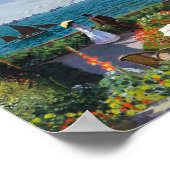 Garden in Sainte-Adresse | Claude Monet Poster (Hoek)