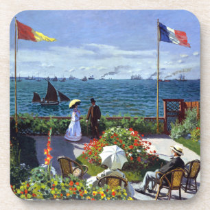 Garden in Sainte-Adresse door Claude Monet Bier Onderzetter