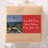 Garden in Sainte-Adresse door Claude Monet Etiket (Insitu)