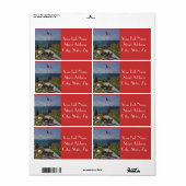 Garden in Sainte-Adresse door Claude Monet Etiket (Full Sheet)