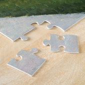 Garden in Sainte-Adresse door Claude Monet Legpuzzel (Zijkant)