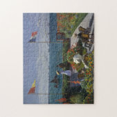 Garden in Sainte-Adresse door Claude Monet Legpuzzel (Verticaal)