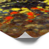 Garden in Sainte-Adresse door Claude Monet Poster (Hoek)