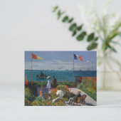 Garden in Sainte-Adresse door Monet Briefkaart (Staand voorkant)