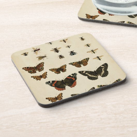 Garden Insects van Vision Studio Bier Onderzetter (Linkerzijde)