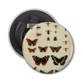 Garden Insects van Vision Studio Button Flesopener (Voorkant)