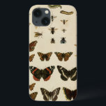 Garden Insects van Vision Studio Case-Mate iPhone Case<br><div class="desc">Dit stuk van Vision Studio is een droom van entomologen! De tuininsecten worden getrokken op een crèmeachtergrond,  met een mooi detail. Als je van insecten houdt,  is dit de afdruk voor je!</div>