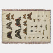 Garden Insects van Vision Studio Deken (Voorkant)