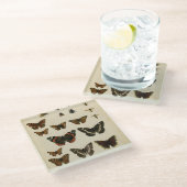 Garden Insects van Vision Studio Glazen Onderzetter (Schuin)