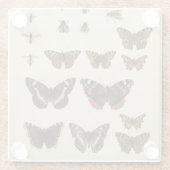 Garden Insects van Vision Studio Glazen Onderzetter (Achterkant)