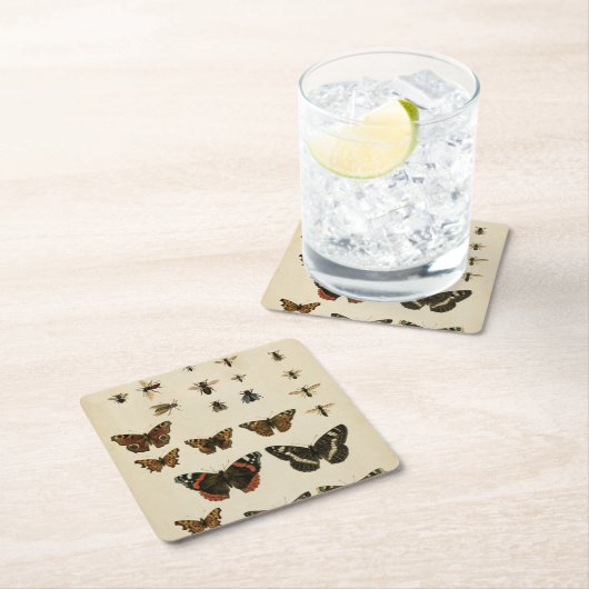 Garden Insects van Vision Studio Kartonnen Onderzetters (Insitu)