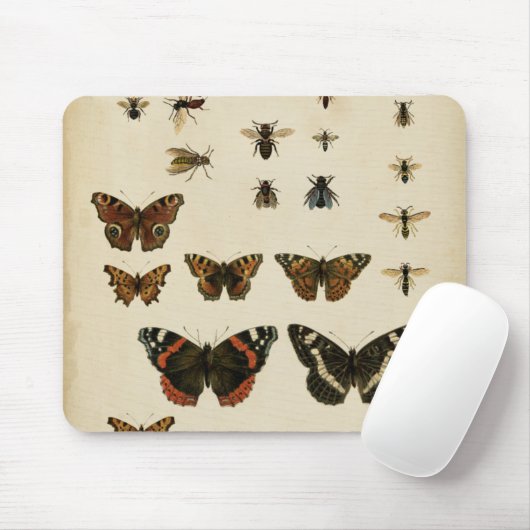 Garden Insects van Vision Studio Muismat (Met muis)