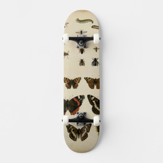 Garden Insects van Vision Studio Persoonlijk Skateboard (Voorkant)
