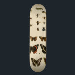 Garden Insects van Vision Studio Persoonlijk Skateboard<br><div class="desc">Dit stuk van Vision Studio is een droom van entomologen! De tuininsecten worden getrokken op een crèmeachtergrond,  met een mooi detail. Als je van insecten houdt,  is dit de afdruk voor je!</div>
