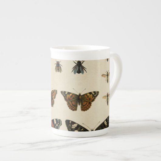 Garden Insects van Vision Studio Porselein Kop (Voorkant rechts)