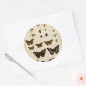 Garden Insects van Vision Studio Ronde Sticker (Envelop)