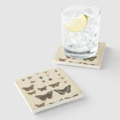 Garden Insects van Vision Studio Stenen Onderzetter (Zijkant)