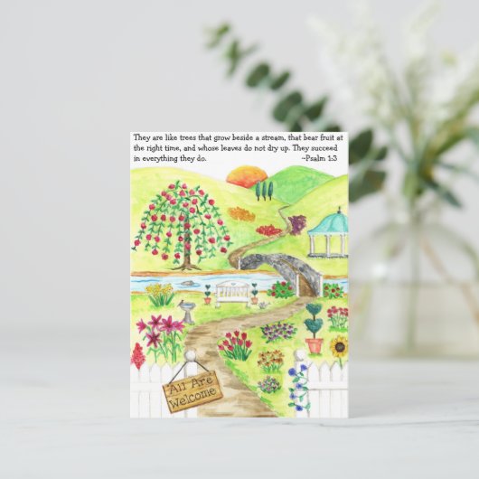 Garden Inspirerend Briefkaart (Staand voorkant)